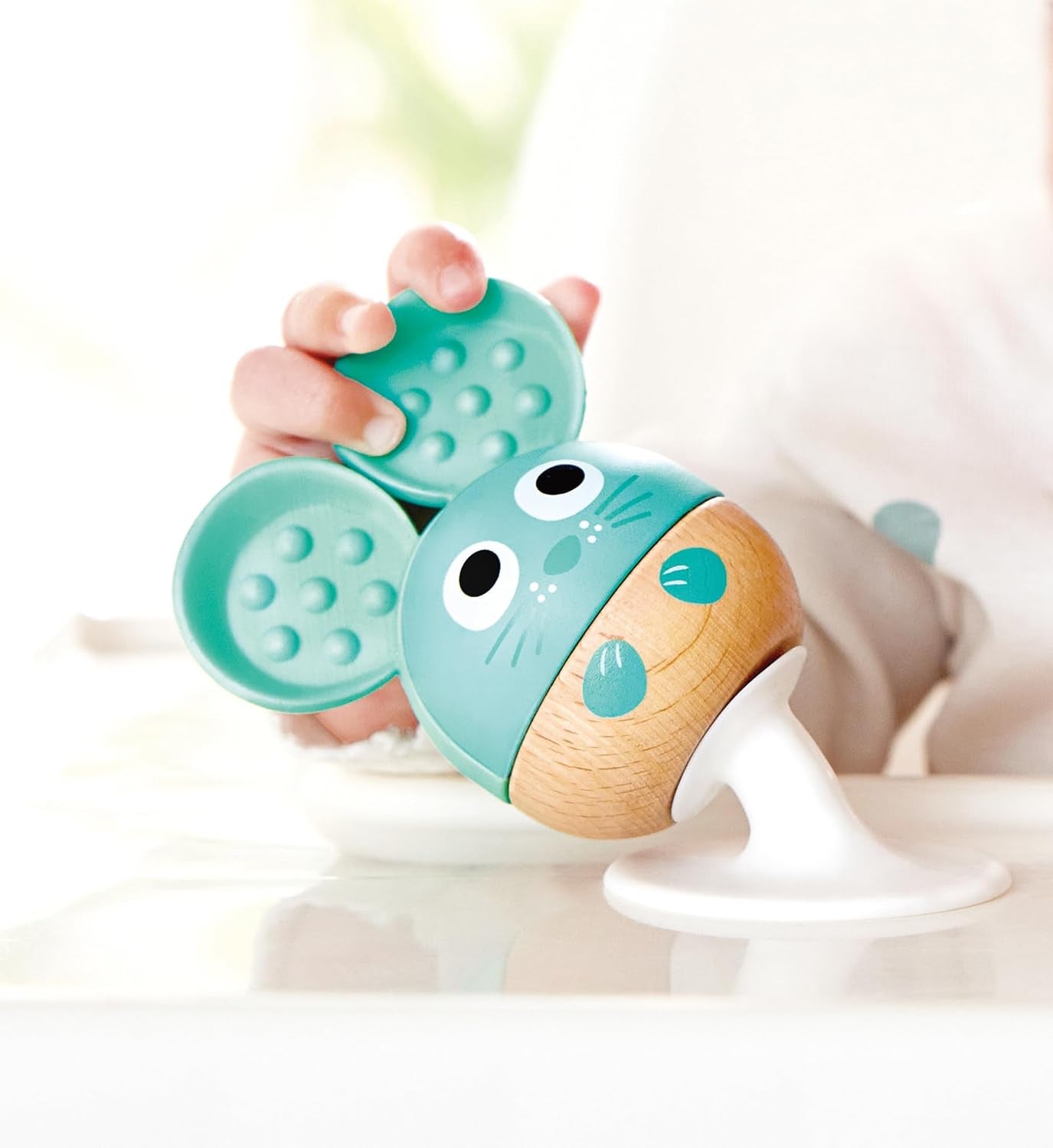 Set de Sonajeros y Mordedores de Madera para Bebés - Hape | Educar Jugando
