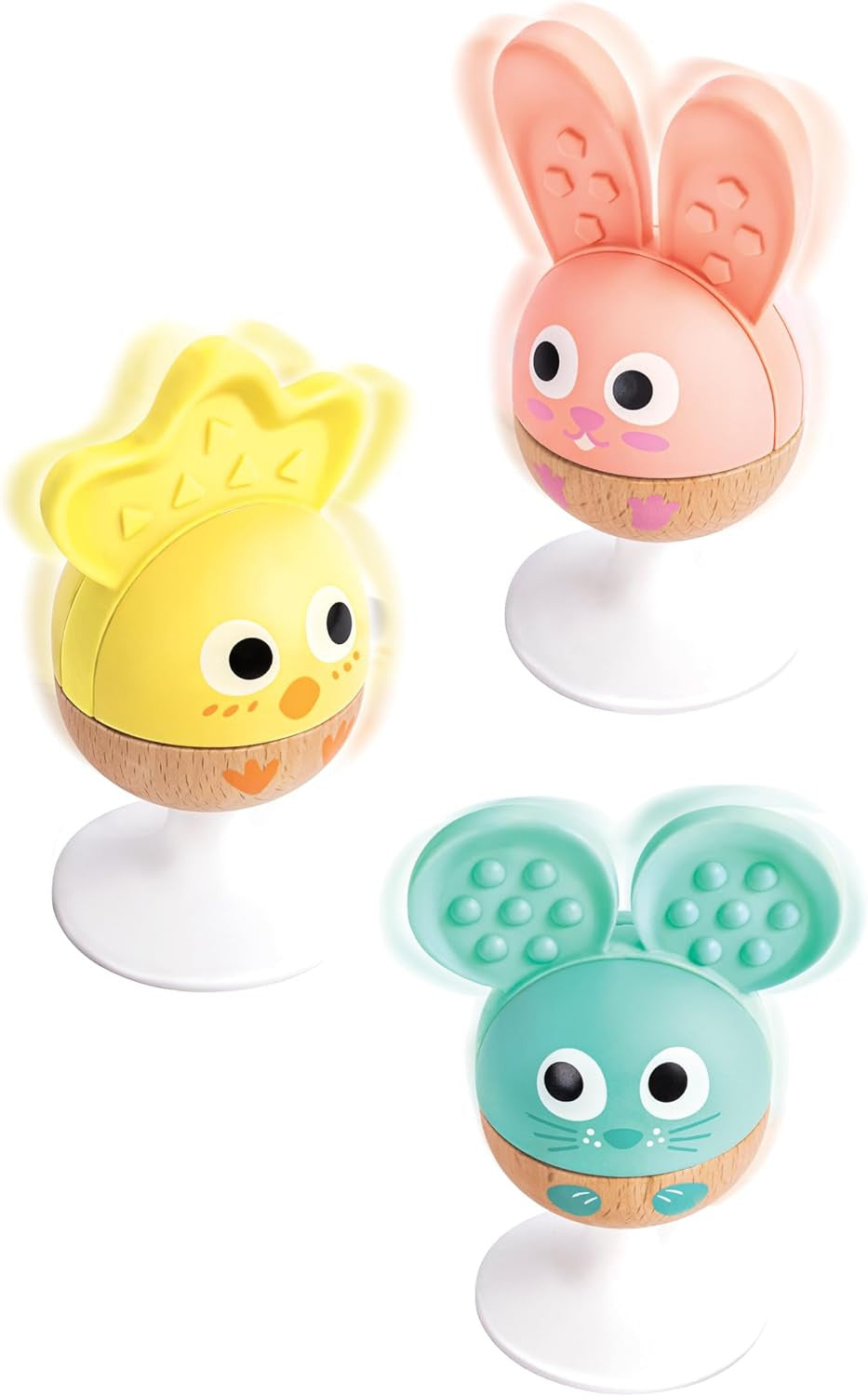 Set de Sonajeros y Mordedores de Madera para Bebés - Hape | Educar Jugando