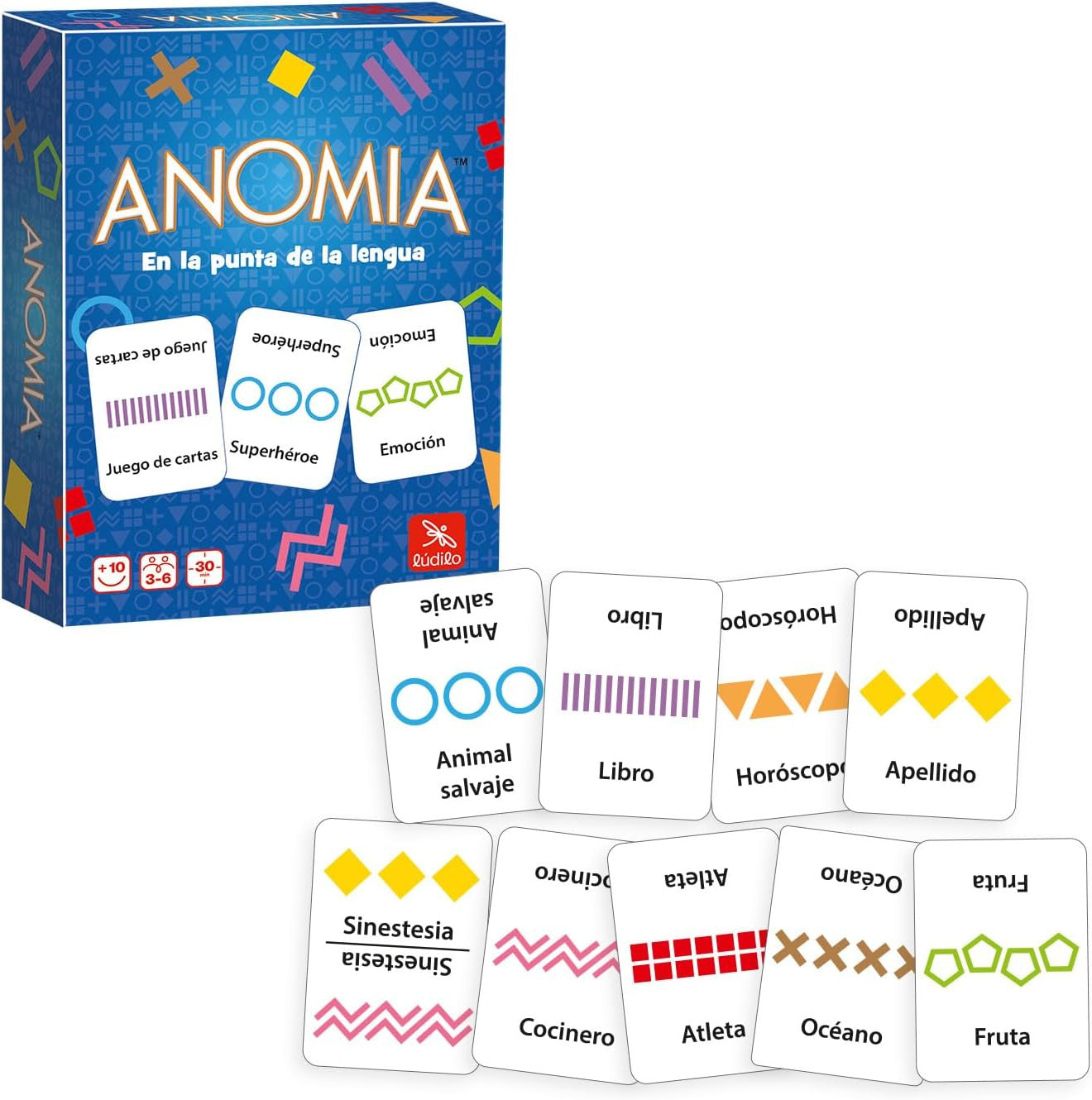 Juego de Cartas - Percepción visual y Velocidad - Anomia - Lúdilo