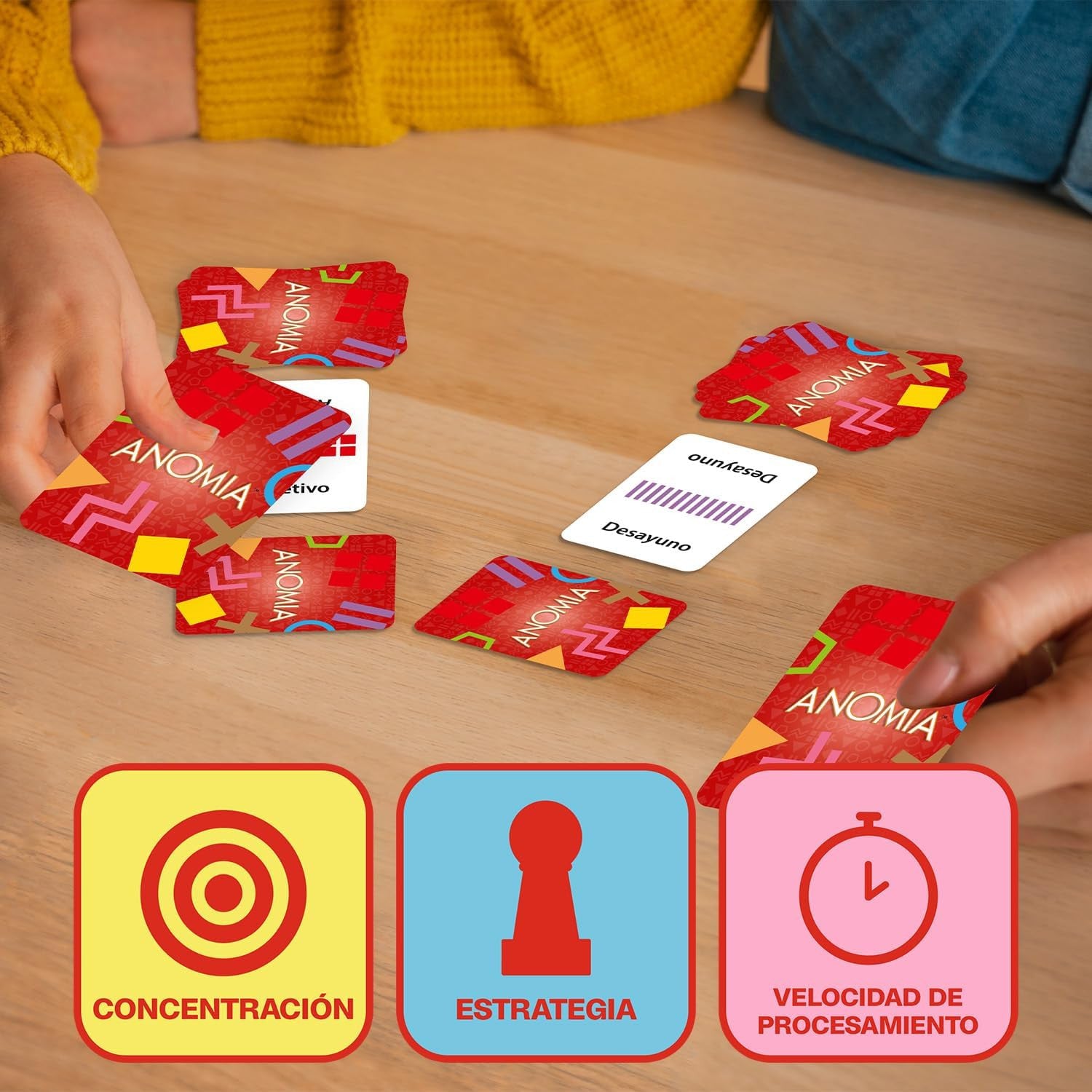 Juego de Cartas - Percepción visual y Velocidad - Anomia - Lúdilo