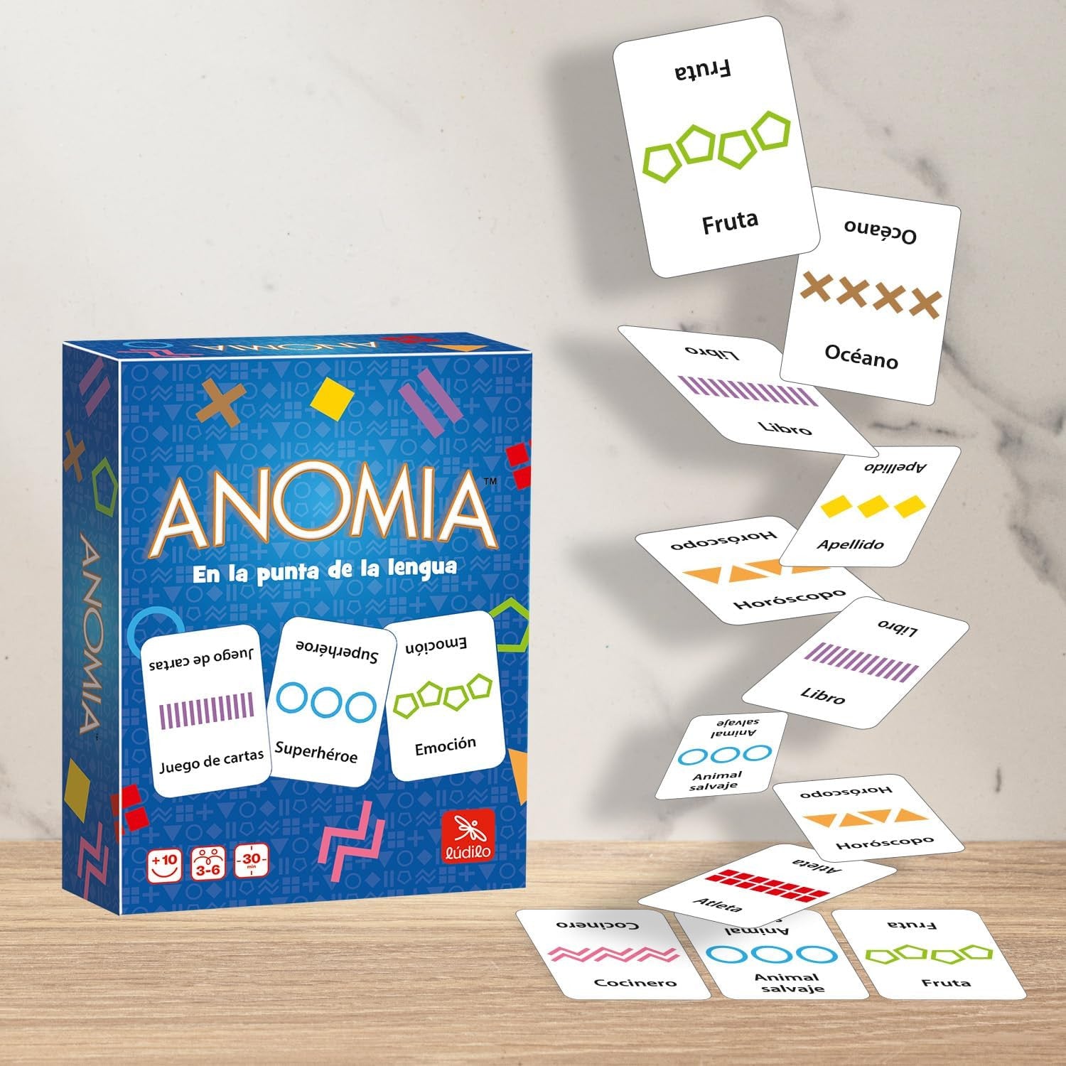 Juego de Cartas - Percepción visual y Velocidad - Anomia - Lúdilo