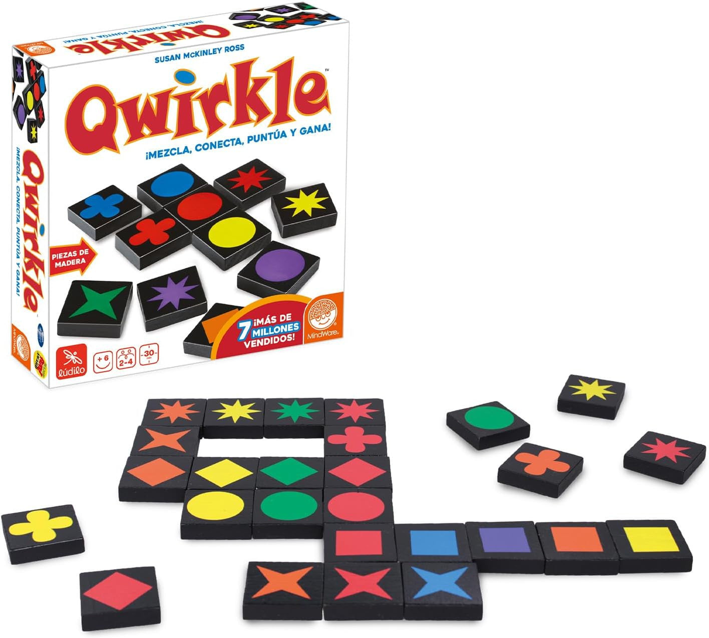 Juego de Lógica y Estrategia - Qwirkle - Lúdilo