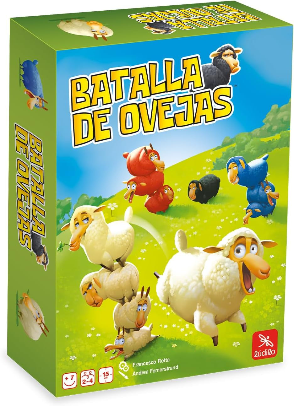 Caja Batalla de Ovejas Ludilo - juego de mesa estrategia sin pantallas 6+ años