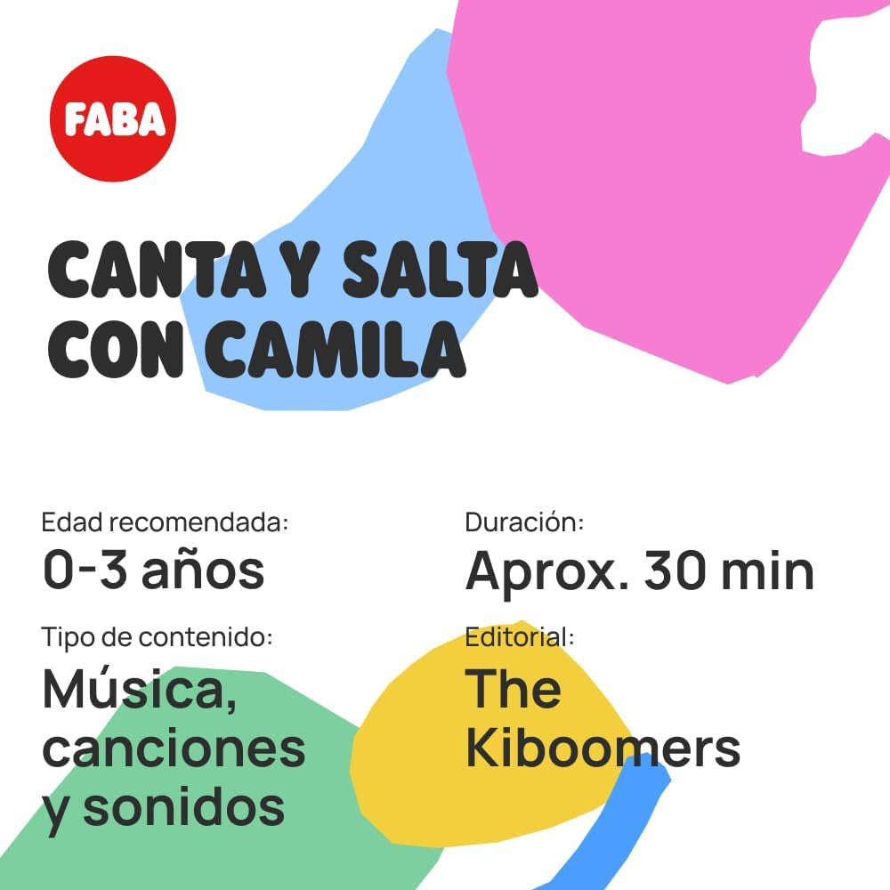 Personaje Sonoro Canta y Salta con Camila - Faba