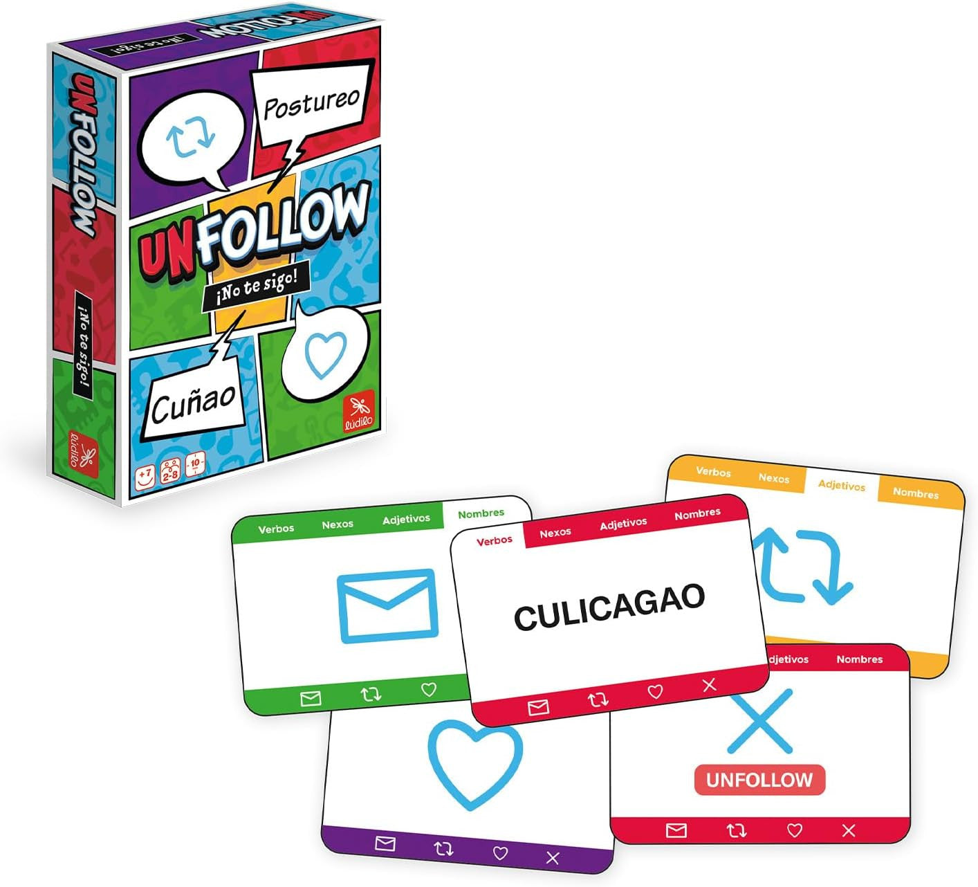 Juego de Cartas y Estrategia - Unfollow - Ludilo