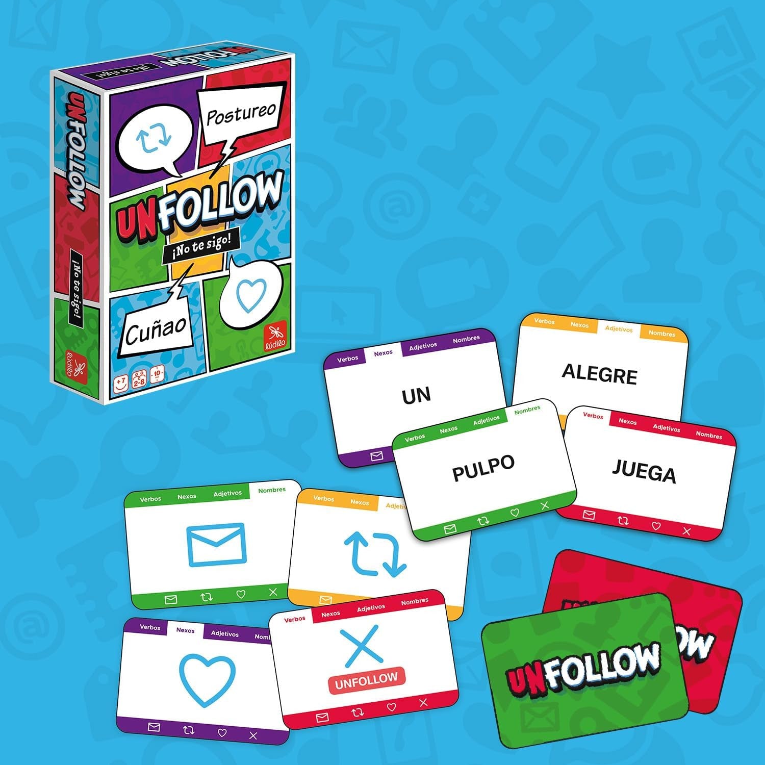 Juego de Cartas y Estrategia - Unfollow - Ludilo