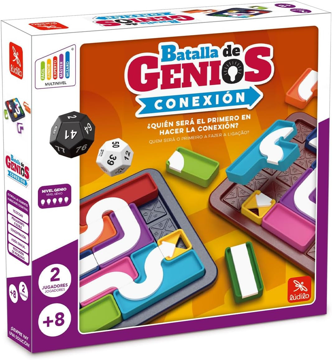 Juego de Mesa Rompecabezas - Batalla de Genios conexión - Ludilo 89069