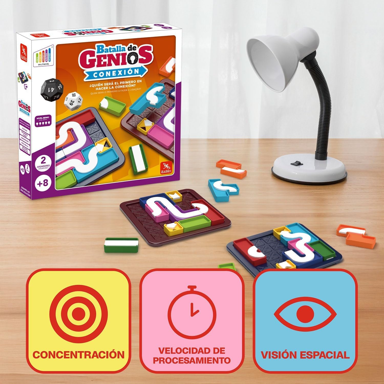 Juego de Mesa Rompecabezas - Batalla de Genios conexión - Ludilo 89069