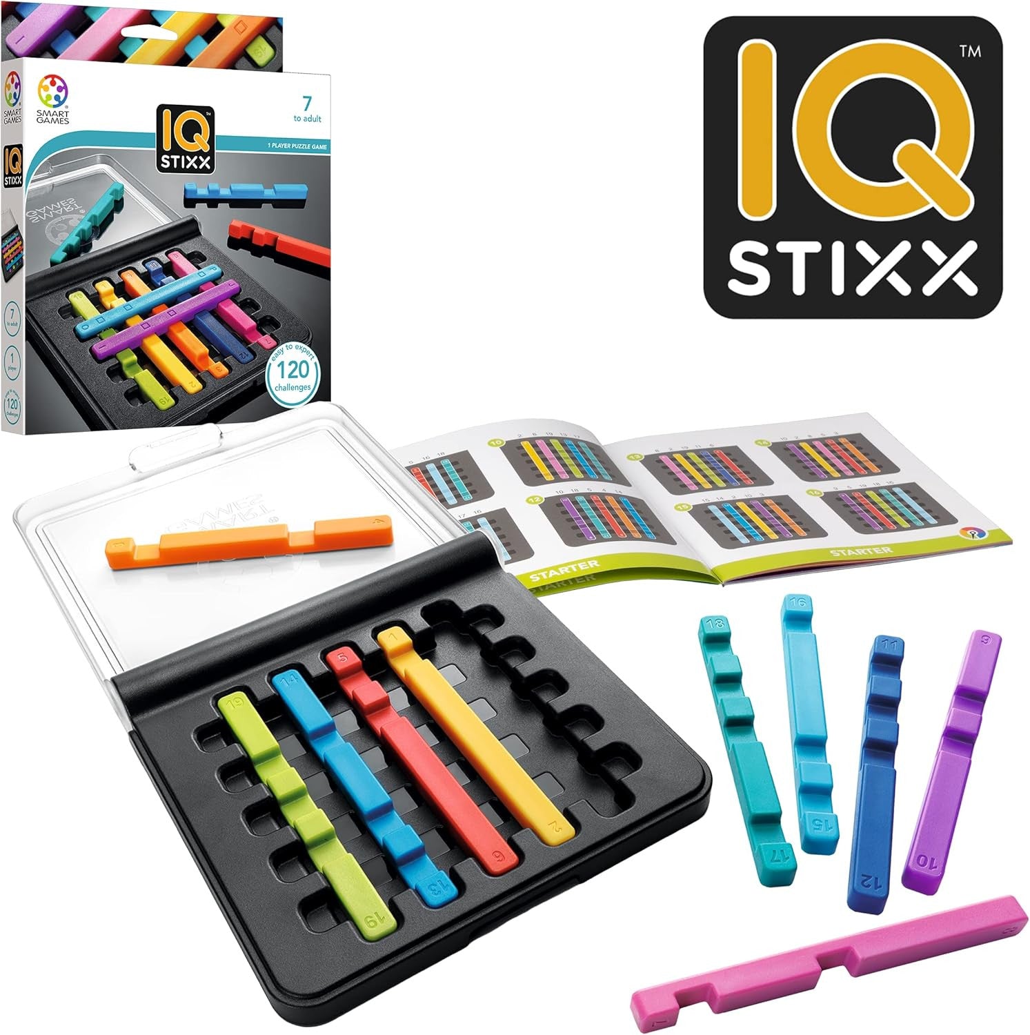 Juego de Lógica y Concentración - Juego de Mesa - IQ Stixx - Ludilo