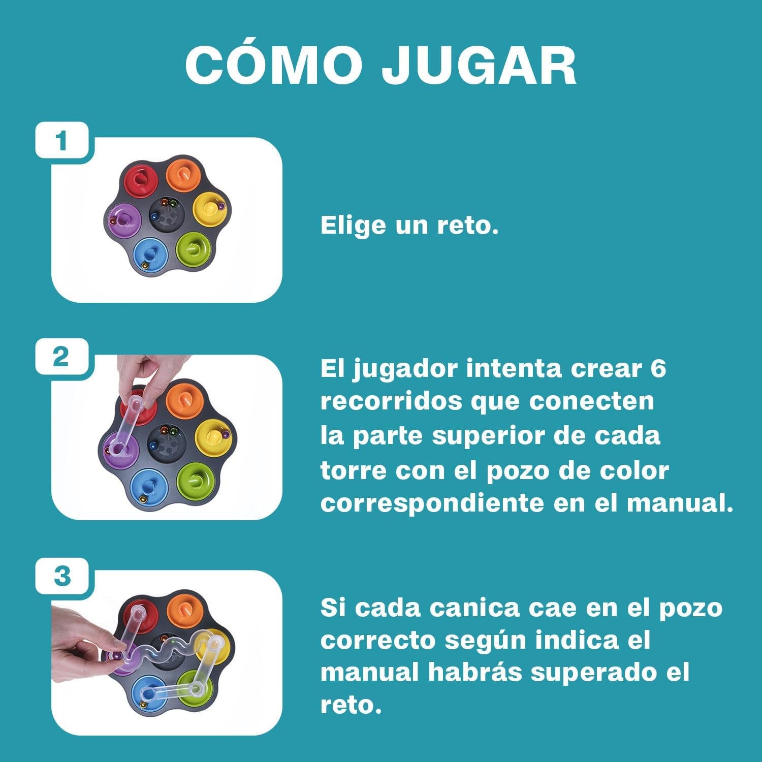 Rompecabezas - Juego de Lógica - Conexión Canica - Ludilo
