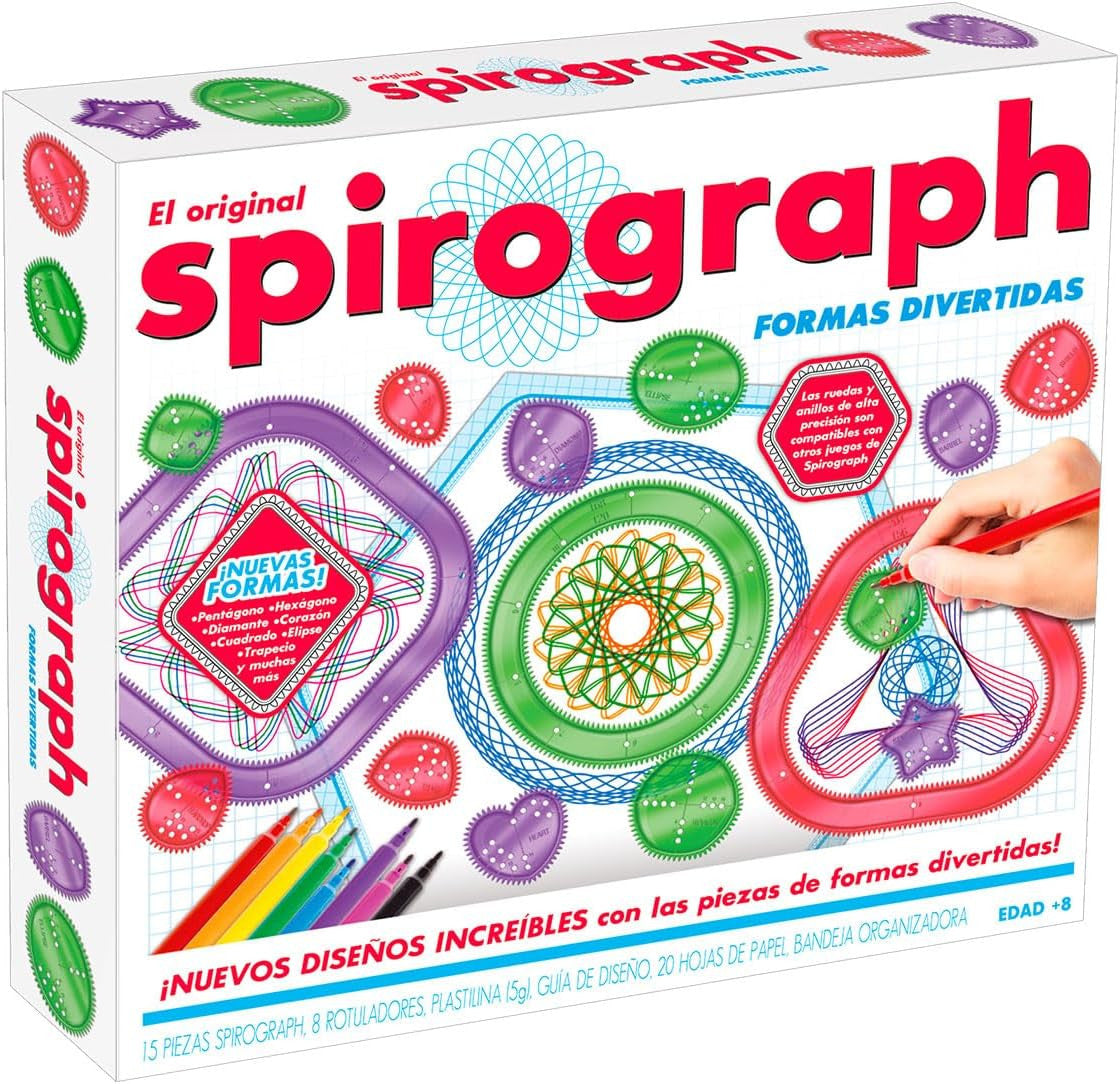 Juego de Manualidades - Sprirograph Formas Divertidas - Ludilo