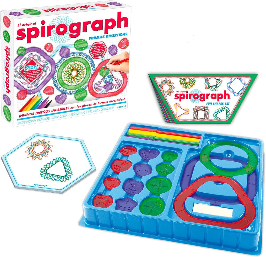 Juego de Manualidades - Sprirograph Formas Divertidas - Ludilo