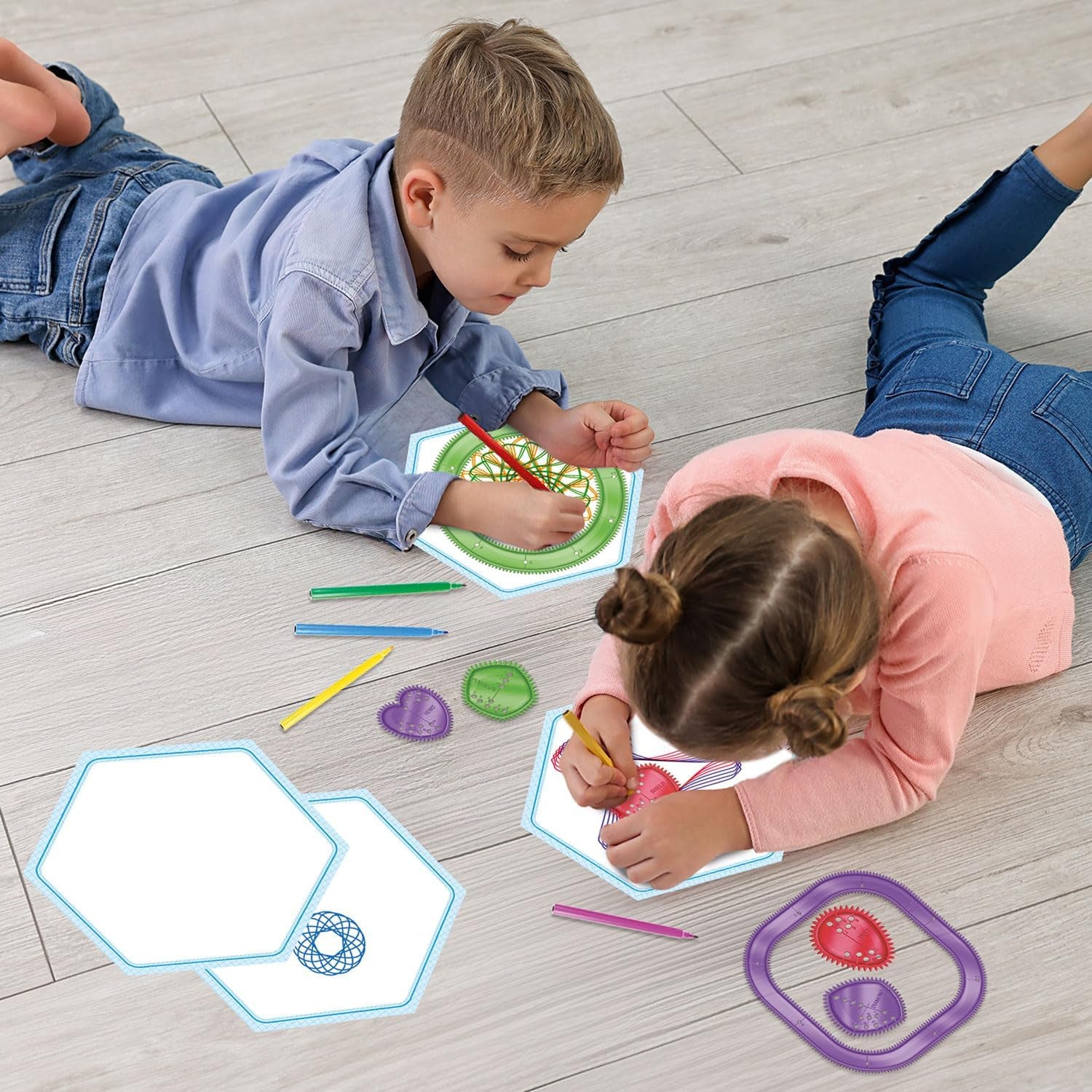 Juego de Manualidades - Sprirograph Formas Divertidas - Ludilo