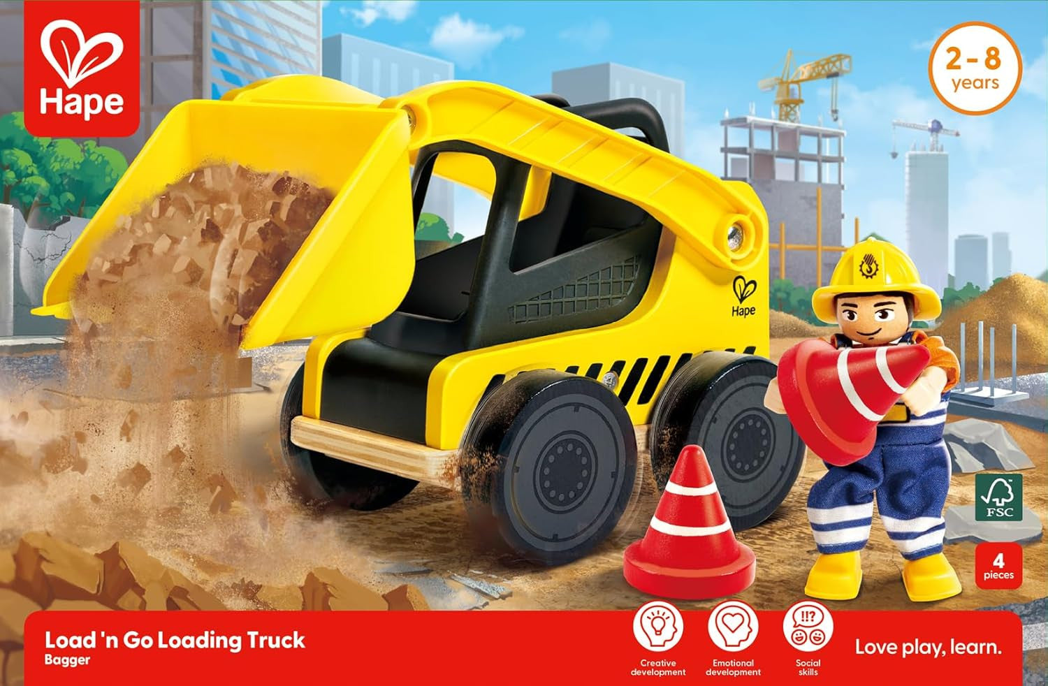 Camión de Carga de Juguete Loadn Go Loading Truck - Hape