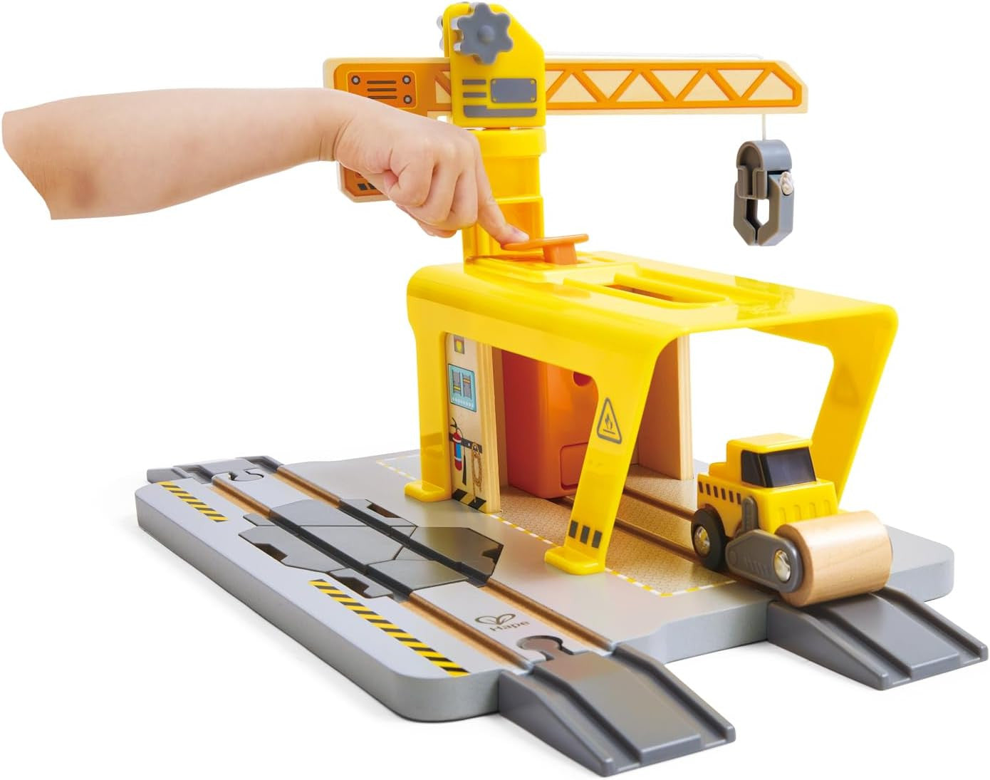 Grúa de Construcción para Niños - Railway Crane Construcción - Hape