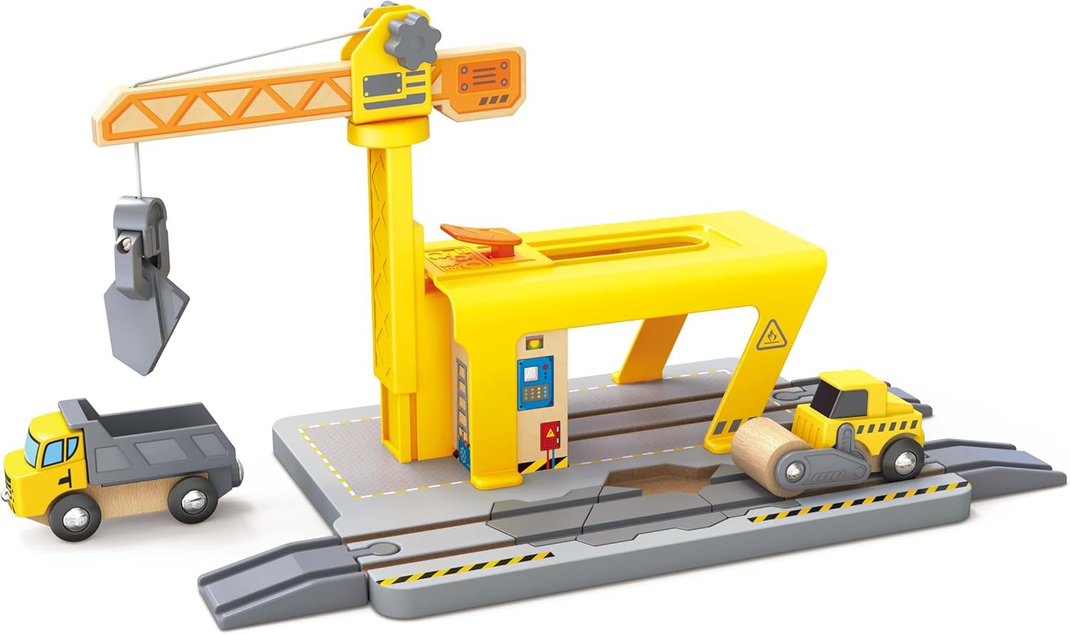 Grúa de Construcción para Niños - Railway Crane Construcción - Hape