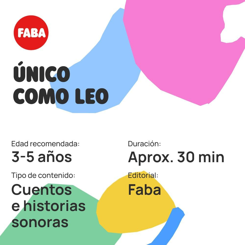 Personaje Sonoro - Cuentacuentos Único como Leo - Faba FFE10015