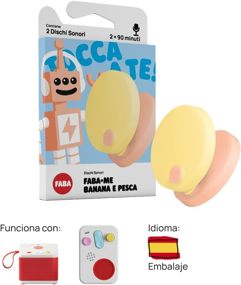 Faba Disco Sonoro con Canciones e Historias - Disco Sonoro Faba - Me Plátano y Melocotón - Faba DBE50001