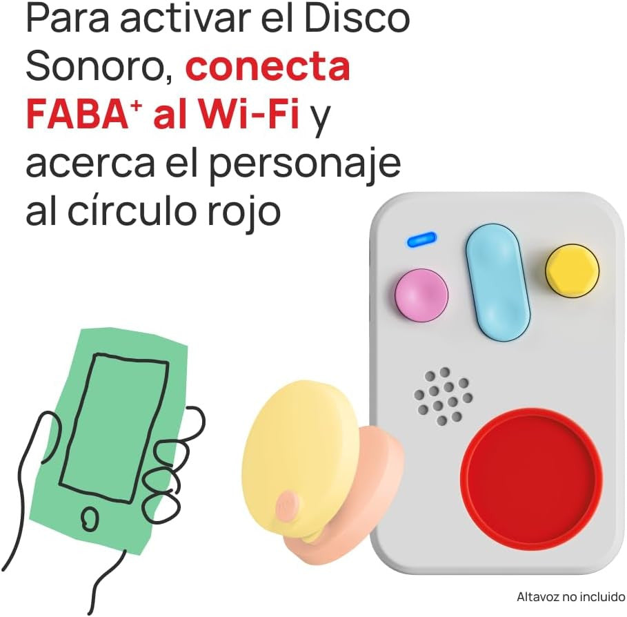 Faba Disco Sonoro con Canciones e Historias - Disco Sonoro Faba - Me Plátano y Melocotón - Faba DBE50001