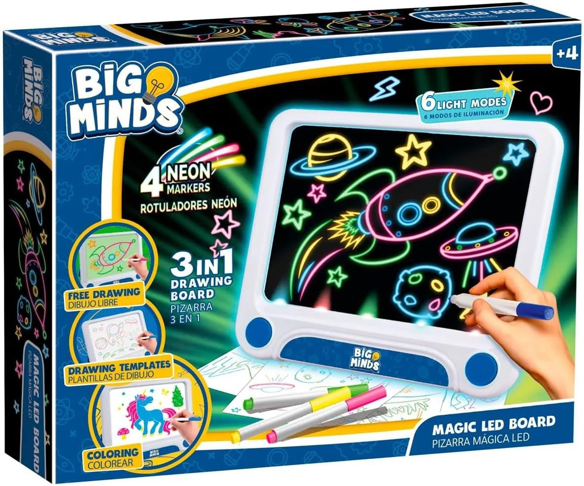 Pizarra de dibujo Neon Led - Dibujo Brillante Neón - Worldbrands BM803857
