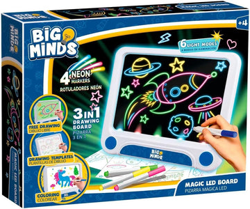 Pizarra de dibujo Neon Led - Dibujo Brillante Neón - Worldbrands BM803857