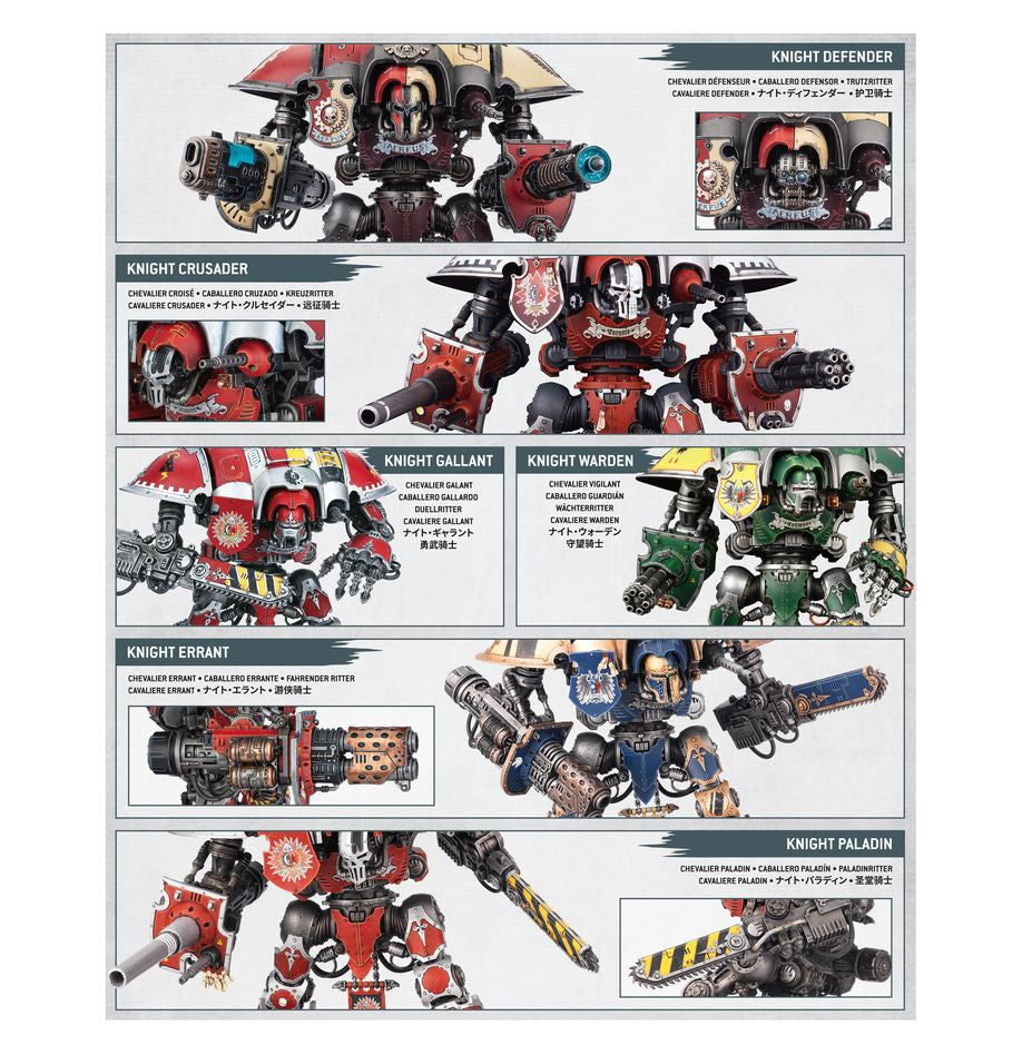 Manualidades - Miniaturas para Pintar - Warhammer 40.000 - Imperial Knigts Caballero Questoris - Warhammer 54-22
