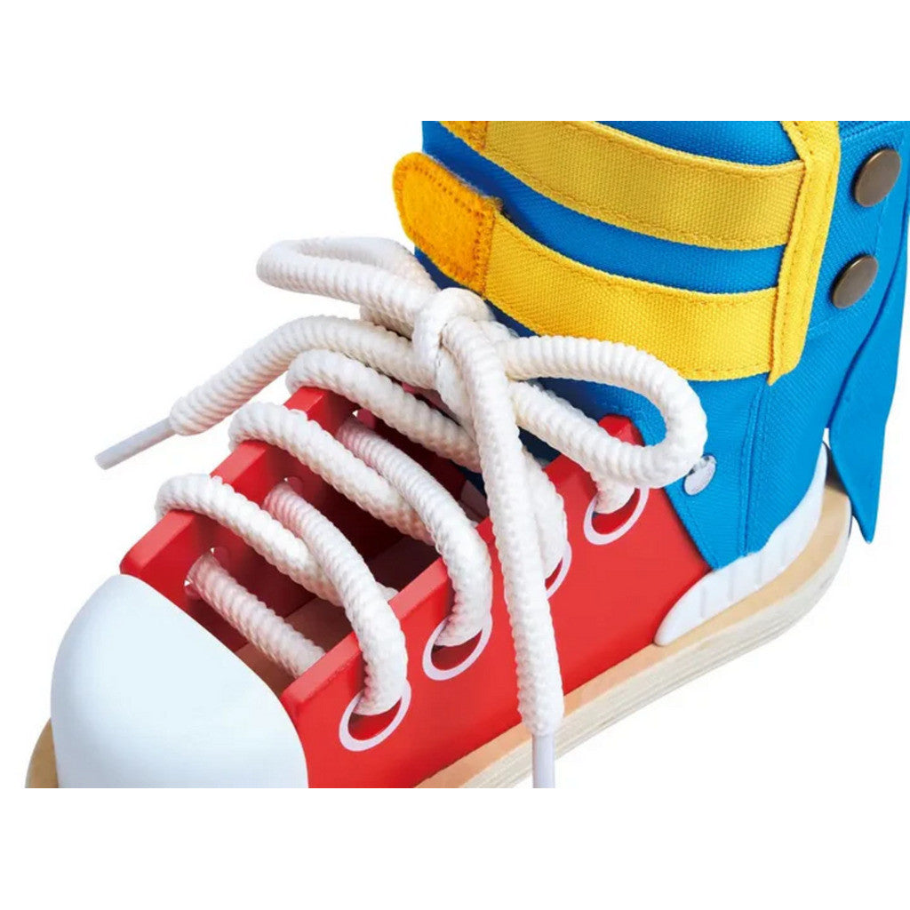 Juego de Motricidad - Aprende a Atar tus Cordones - Tie-It Lacing Sneaker - Hape