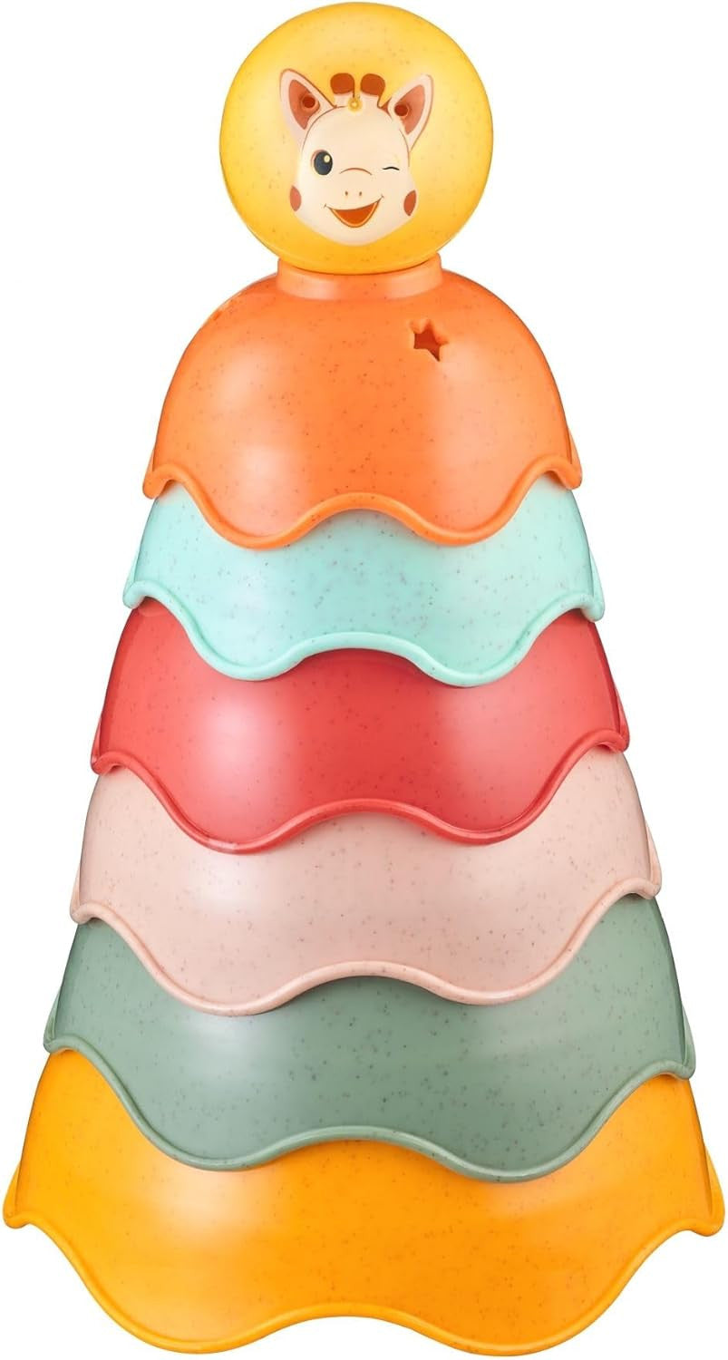 Juego de Motricidad y Lógica - Apilables 6 Cuencos de Colores - Sophie La Girafa 010351