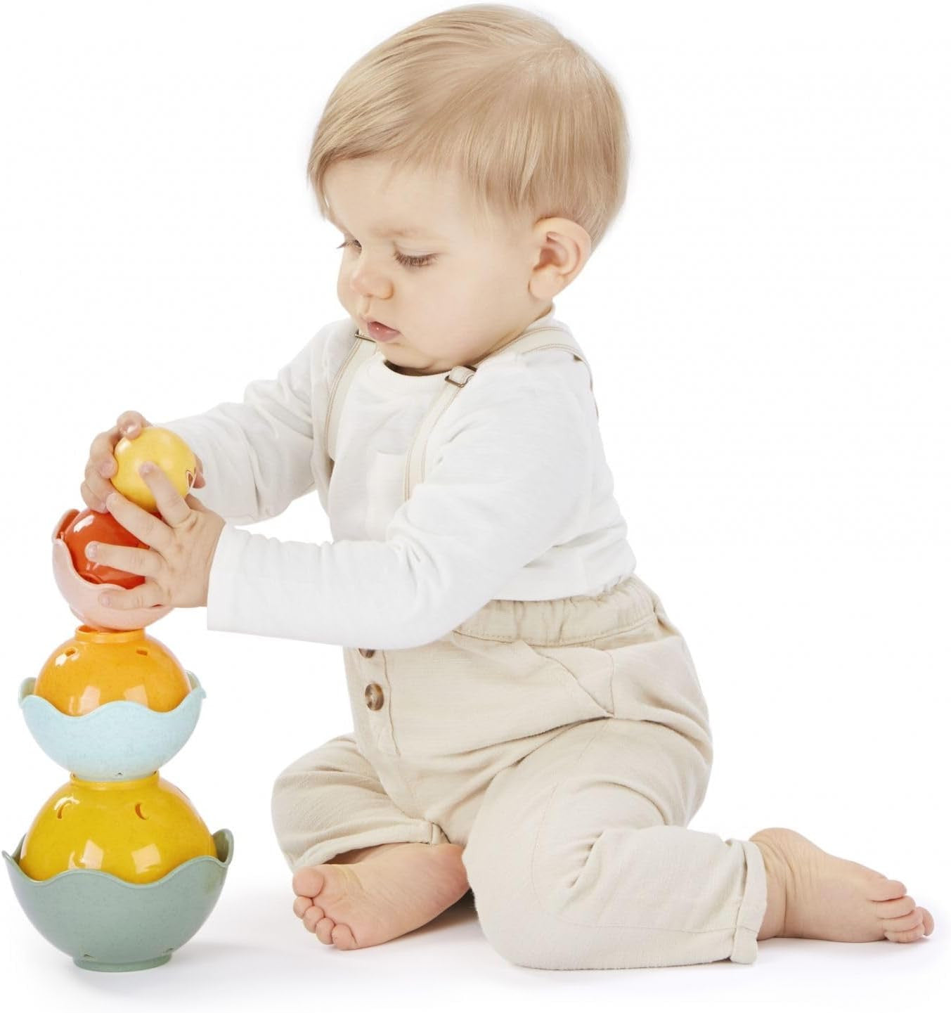 Juego de Motricidad y Lógica - Apilables 6 Cuencos de Colores - Sophie La Girafa 010351