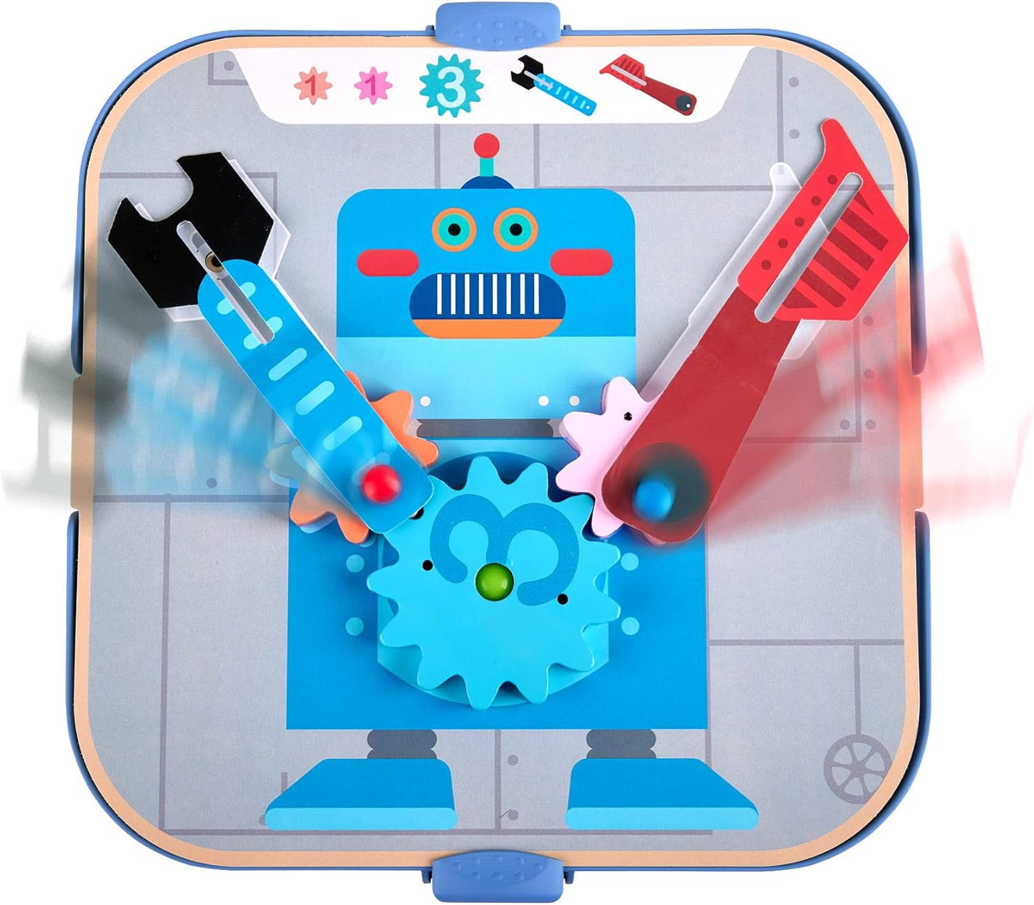 Juego de construcción y engranajes - Hape E1065