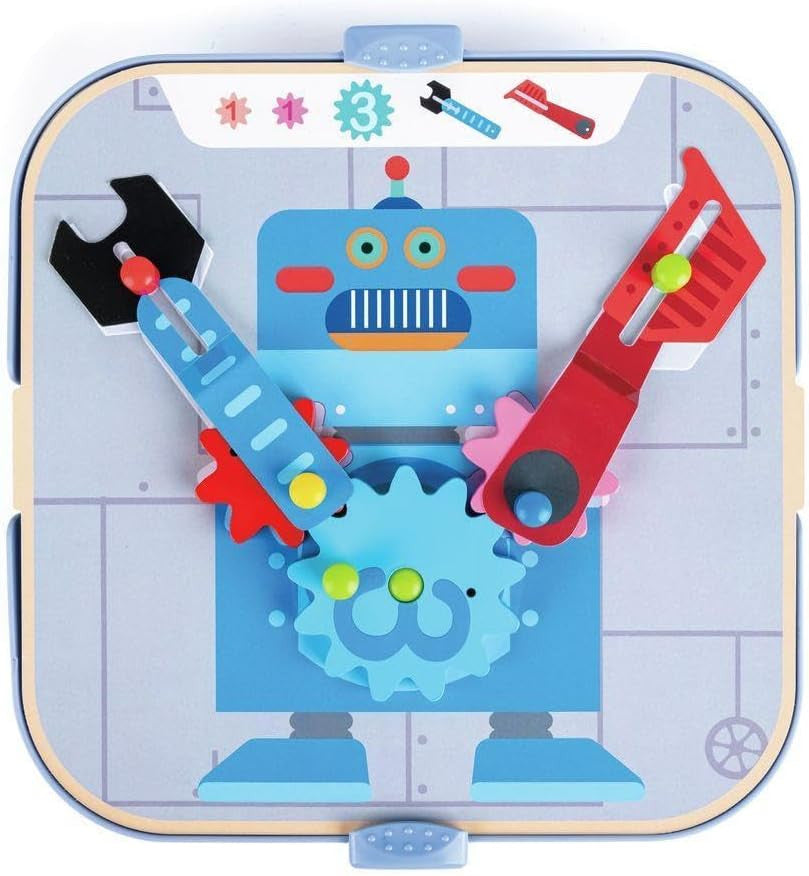 Juego de construcción y engranajes - Hape E1065
