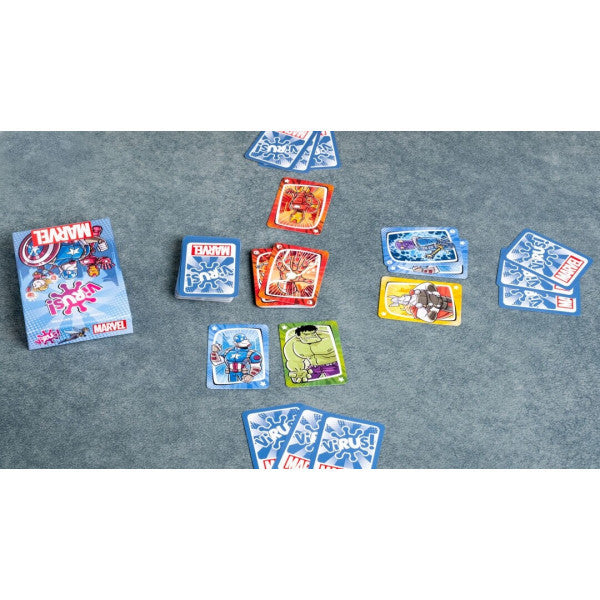 Virus Marvel juego de cartas – caja oficial con personajes del universo Marvel