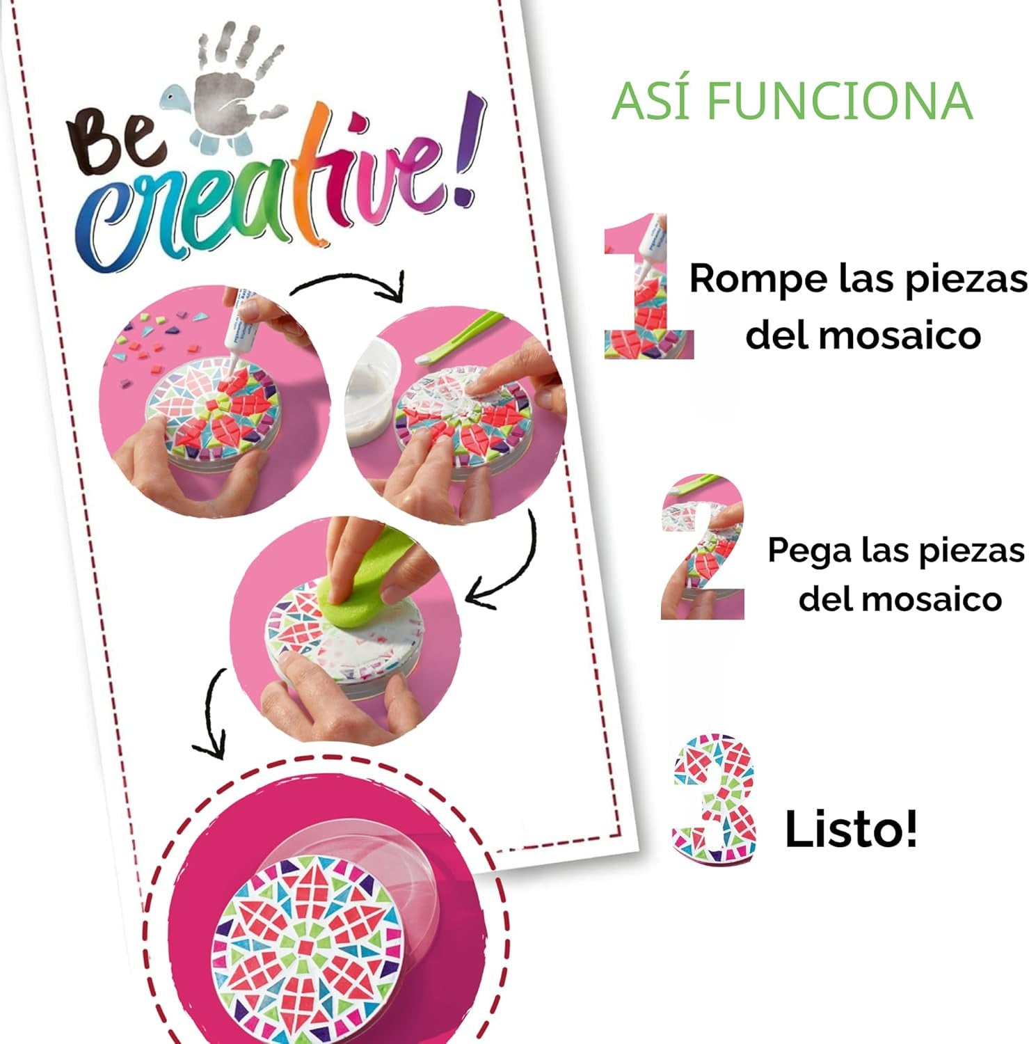 Be creative maxi mosaicos - Ravensburger 18446