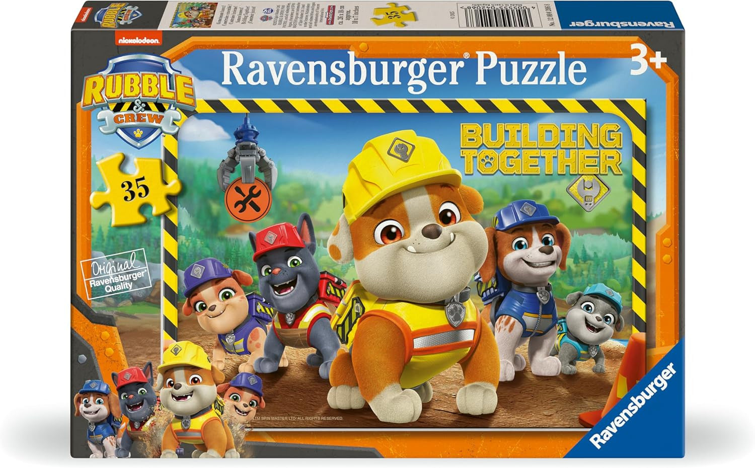 Puzzle Rubble & Crew Ravensburger - Rompecabezas educativo cartón reciclado niños +3 años