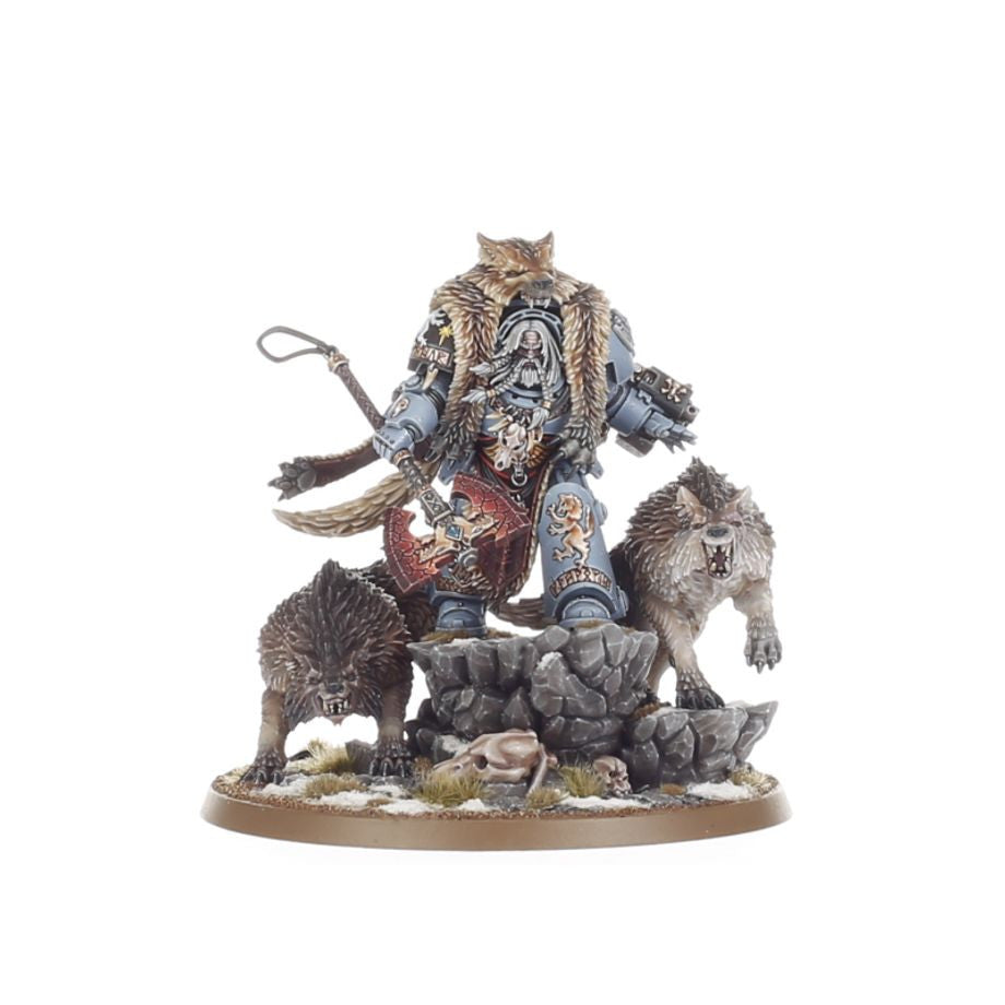 Logan Grimnar Warhammer 40K - Detalle armadura y equipamiento Señor del Capítulo Lobos Espaciales