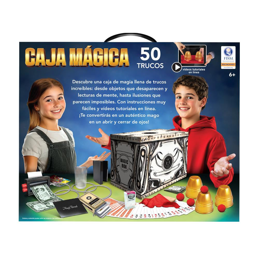 Juego de Magia - Magic Box 50 trucos - Hanky Panky