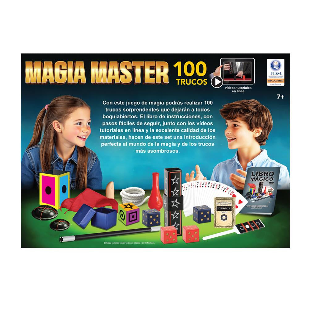 Juego de Magia - Magia Master 100 Trucos - Hanky Panky