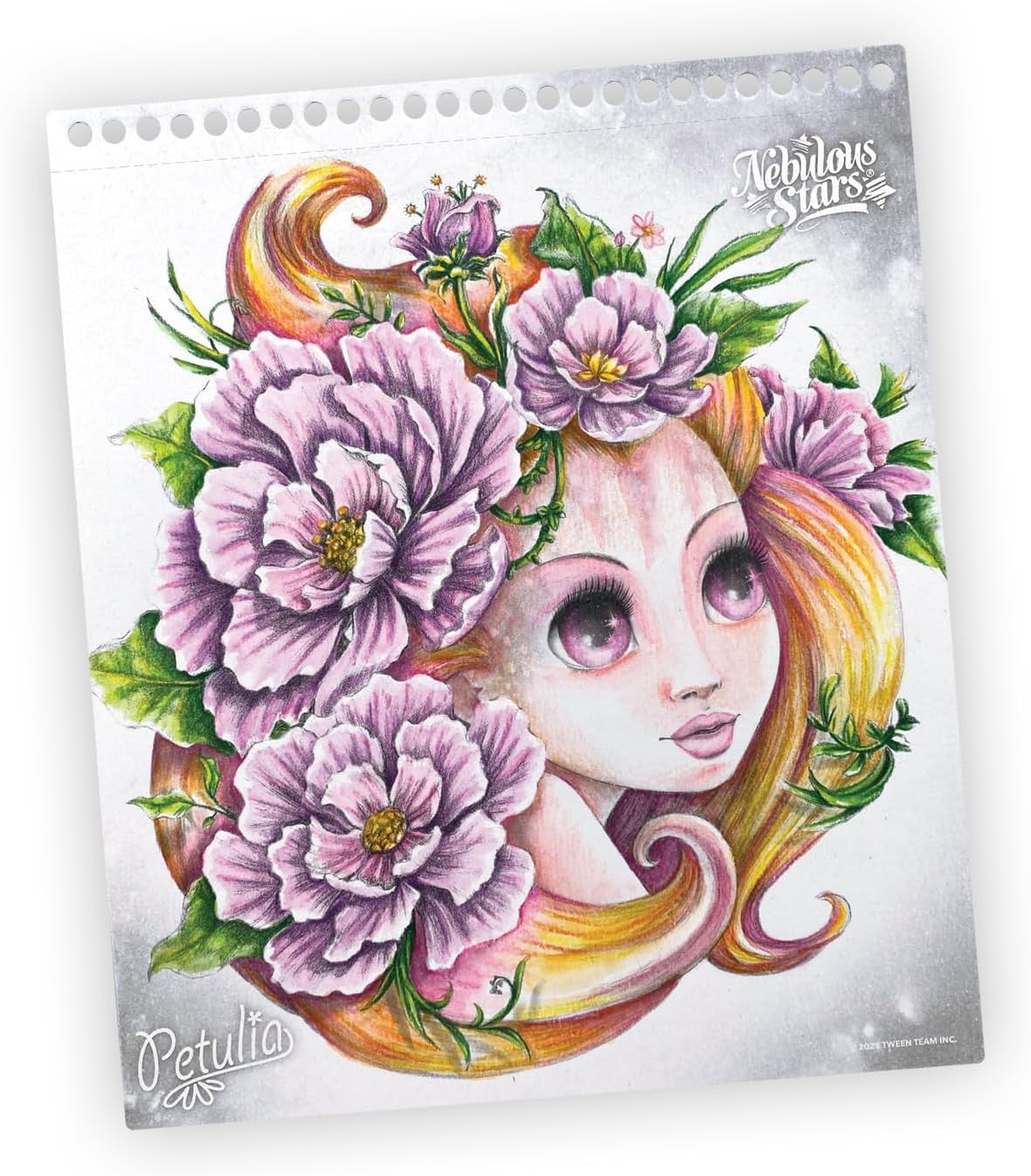 Juego de Manualidades - Cuaderno de Dibujo con lápices de Acuarela - Nebulous Stars NS11133