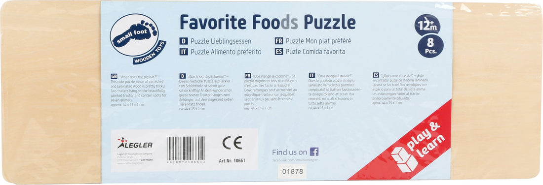 PUZLE COMIDA FAVORITA