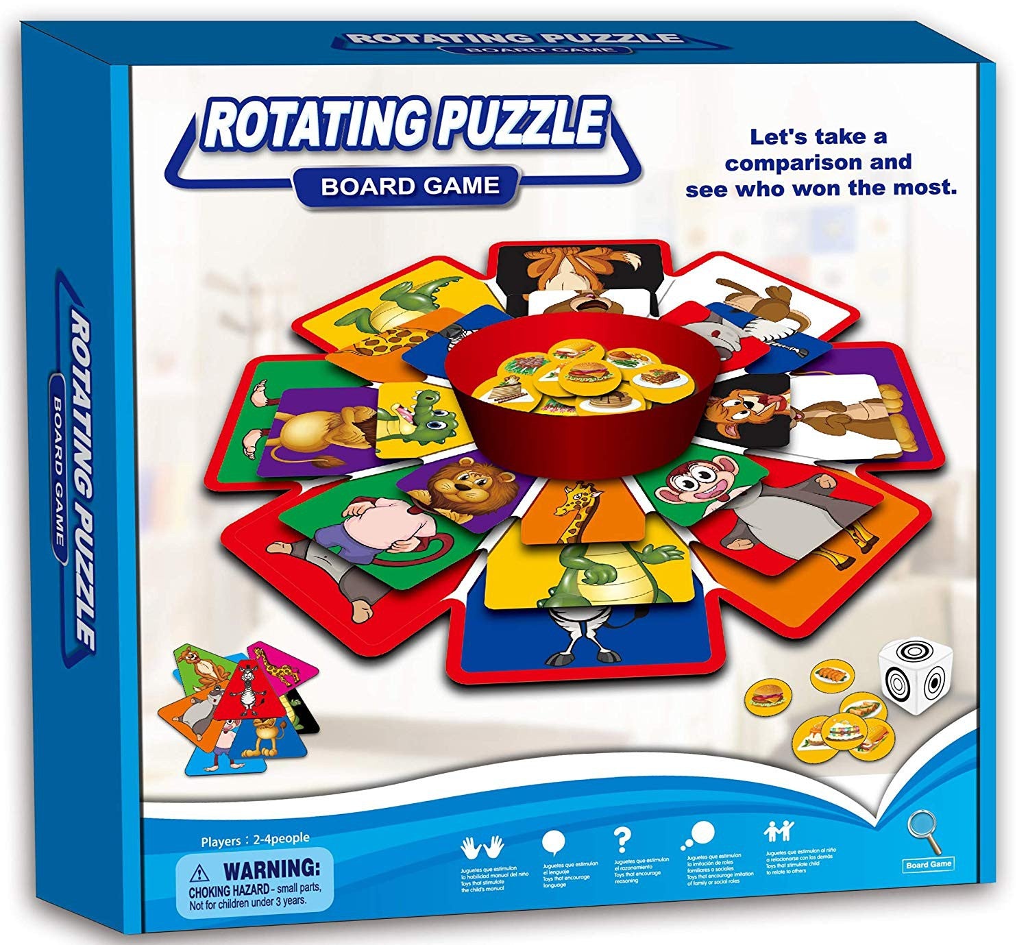 JUEGO DE MESA PUZZLE GIRATORIO