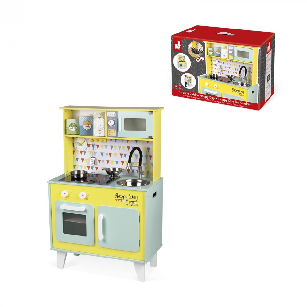 COCINA DE MADERA INFANTIL HAPPY DAY - Janod