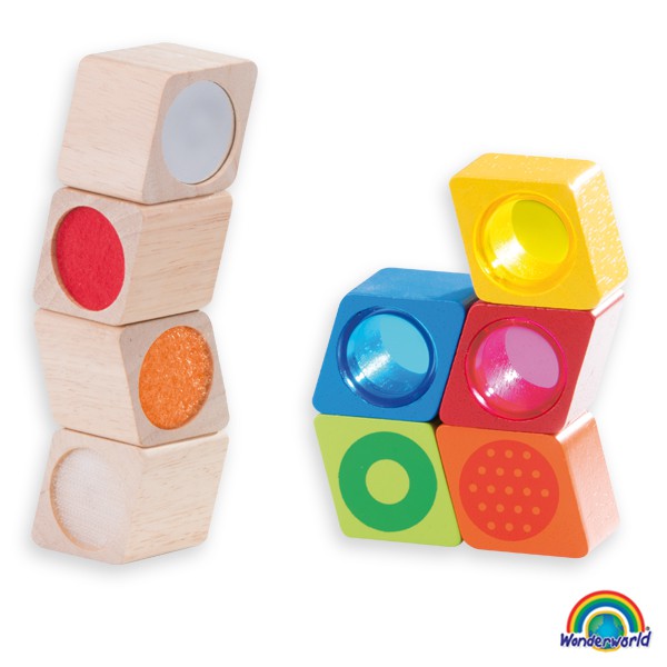JUGUETE PARA APILAR Y ENCAJAR WONDER SENSORY BLOCKS