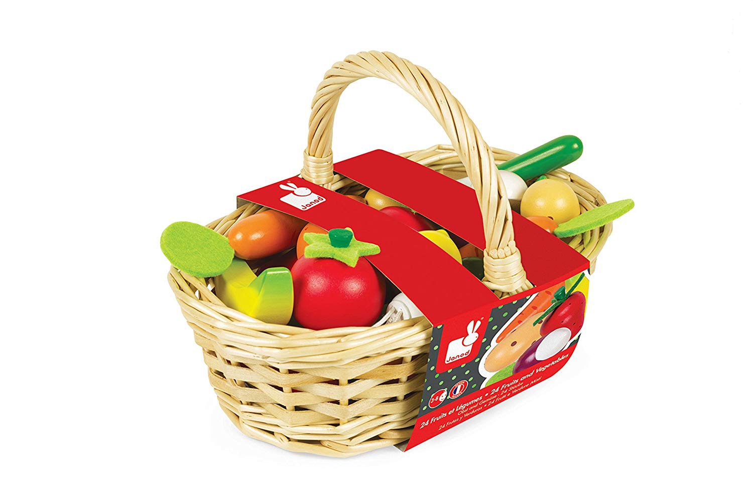 CESTA DE 24 FRUTAS Y VERDURAS