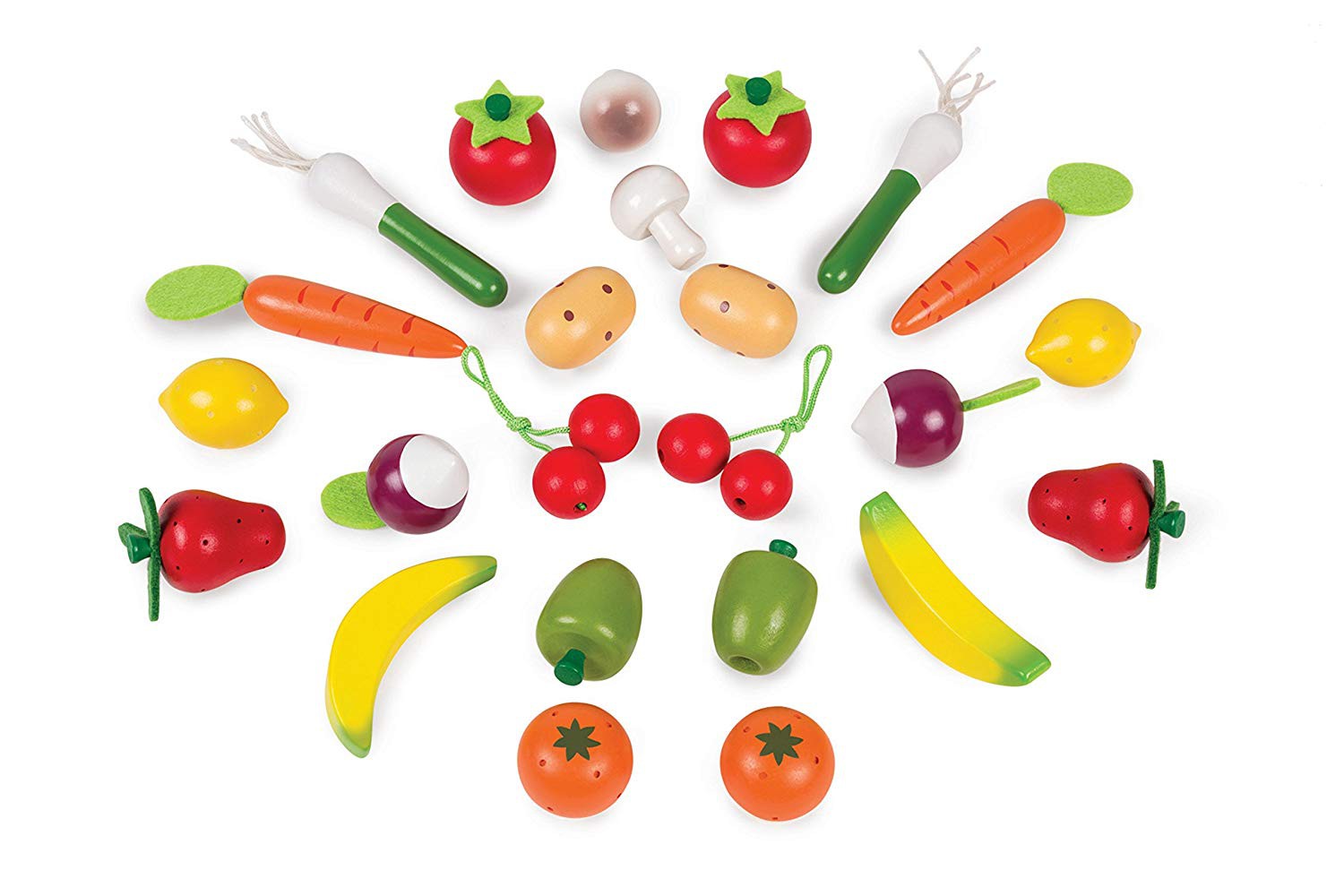 CESTA DE 24 FRUTAS Y VERDURAS