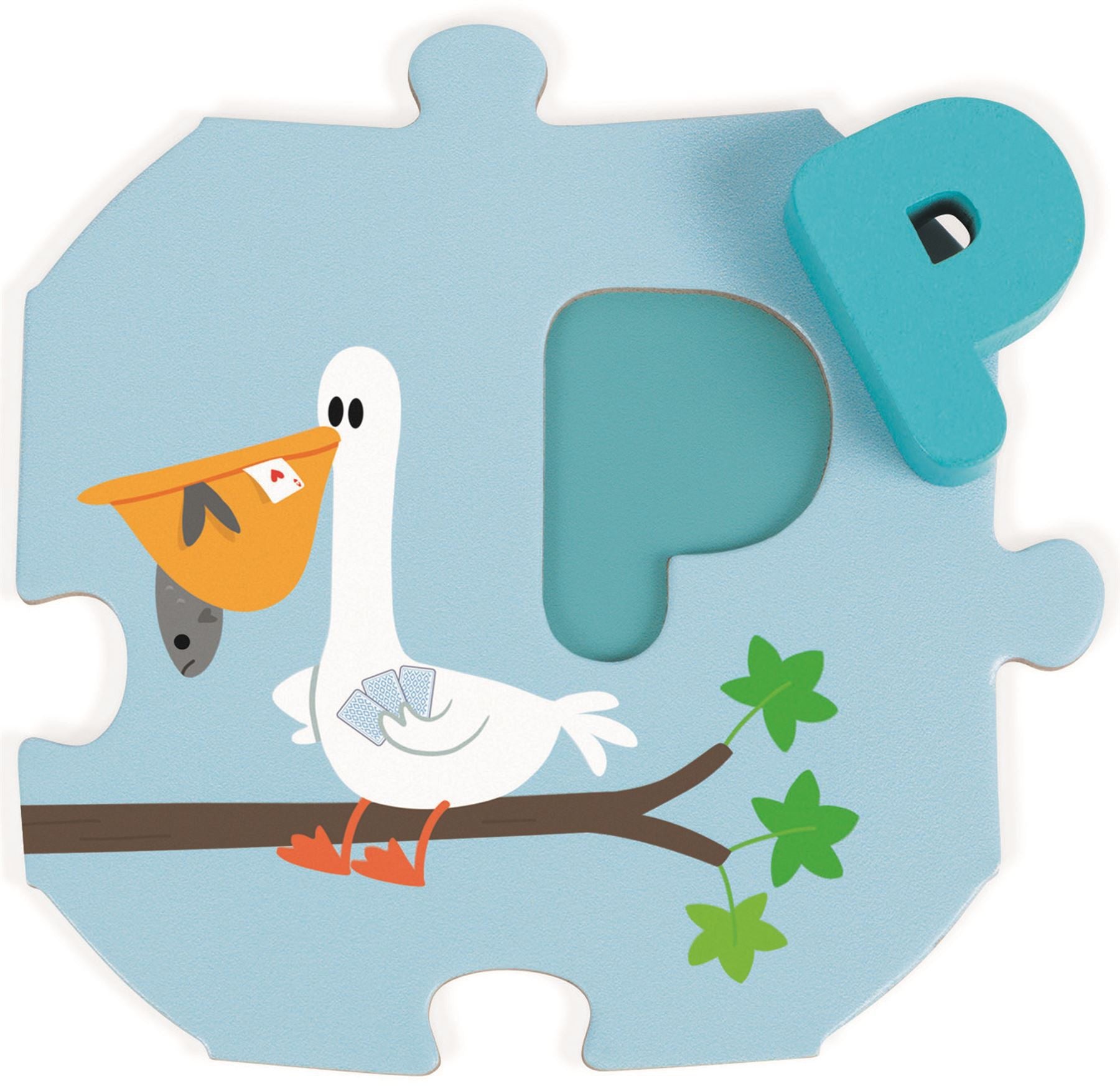 Puzle para aprender el alfabeto versión en Inglés - Janod J02705