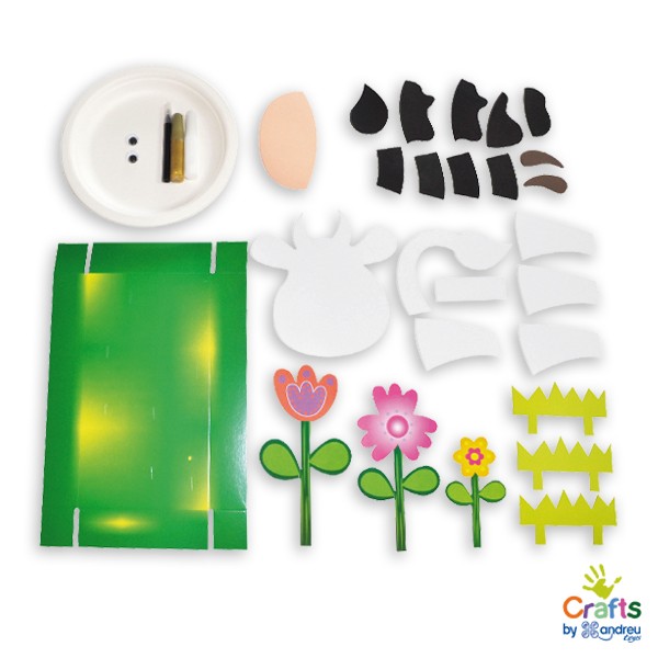 Kit Manualidades Crea tu Propia Vaca Andreu Toys | Niños Creativos