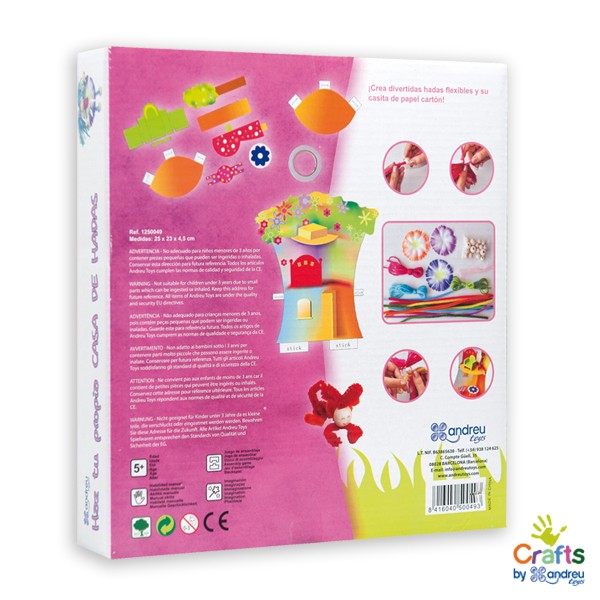 Kit Manualidades Haz tu Propia Casa de Hadas Andreu Toys | Niñas