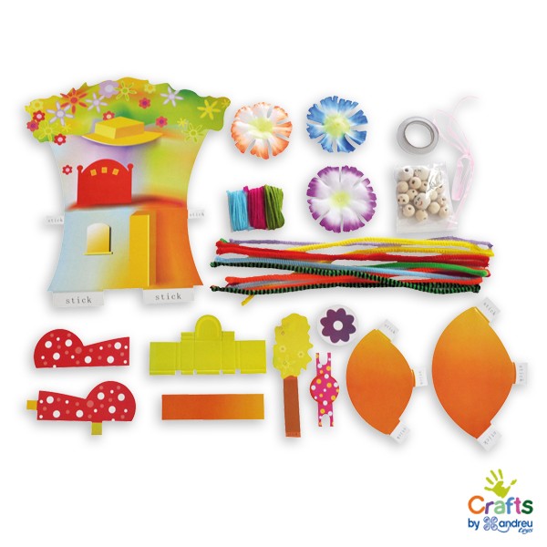 Kit Manualidades Haz tu Propia Casa de Hadas Andreu Toys | Niñas