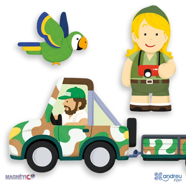 Jungla Magnética Andreu Toys 16027 | Juguete Magnético +3 Años
