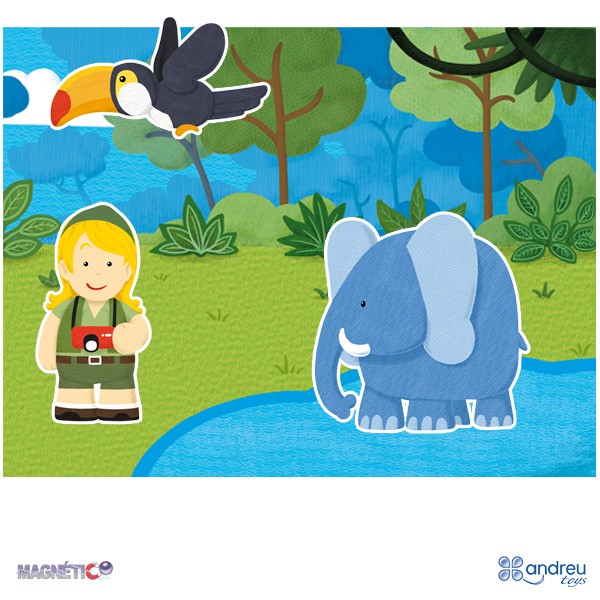 Jungla Magnética Andreu Toys 16027 | Juguete Magnético +3 Años